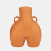 LOVE HANDLES VASE ORANGE